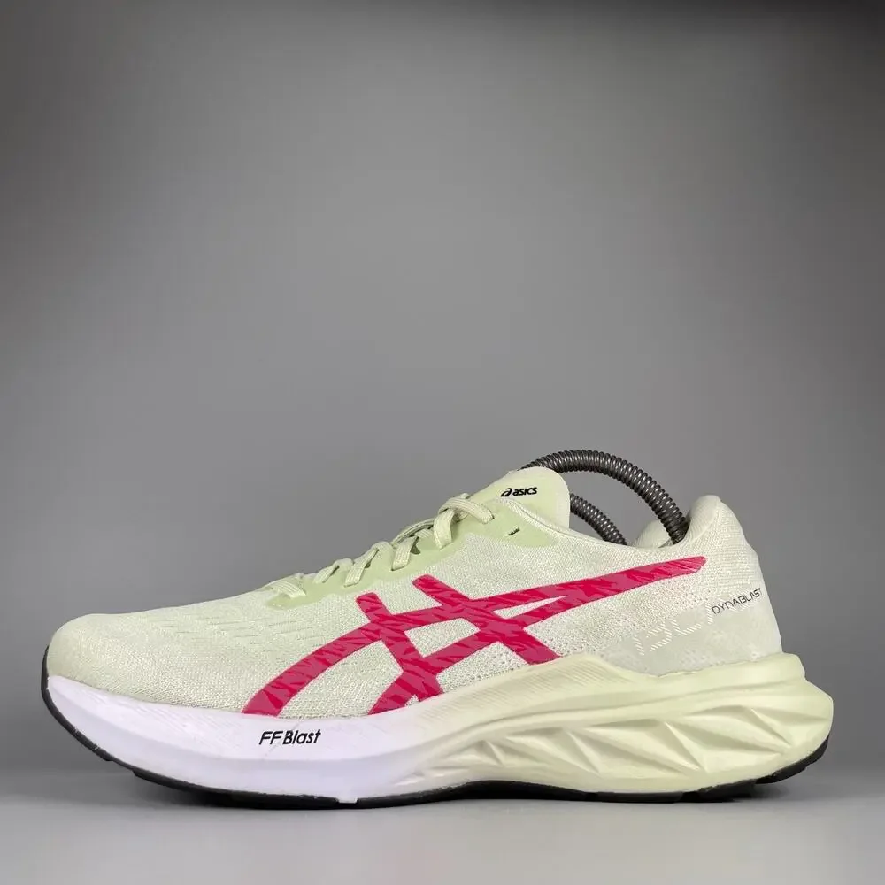 Asics Dynablast 3 Women's 9.5 Green Pink Athletic Trainers Sneakers Running Shoe